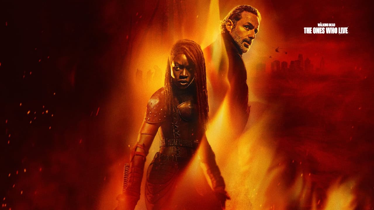 The Walking Dead: The Ones Who Live — backdrops with title 8