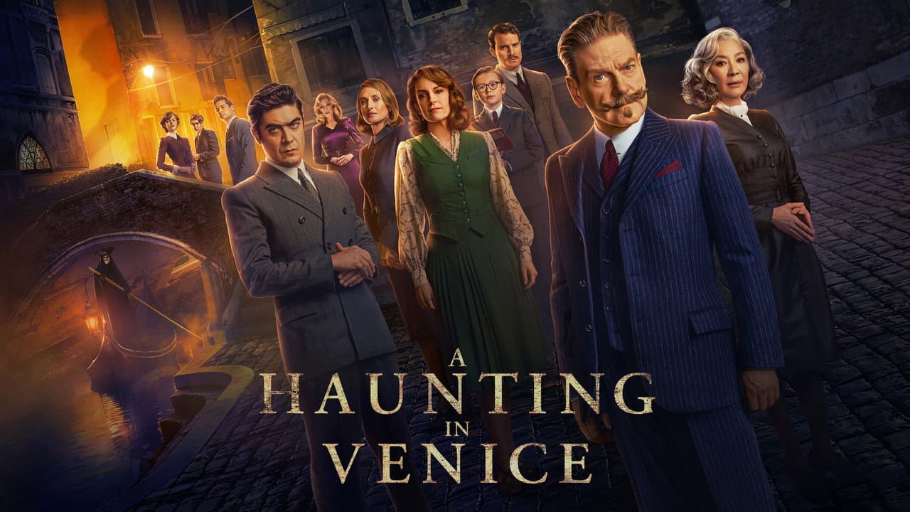 A Haunting in Venice — backdrops with title 2