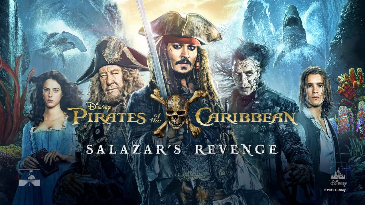 Pirates of the Caribbean: Dead Men Tell No Tales — backdrops with title 2
