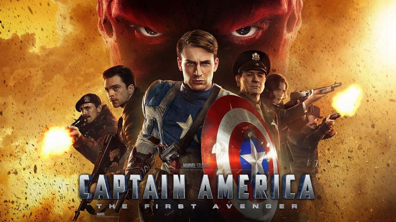 Captain America: The First Avenger — backdrops with title 1