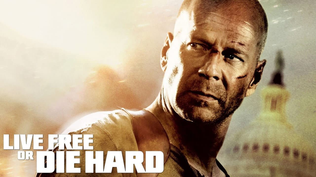 Live Free or Die Hard — backdrops with title 4