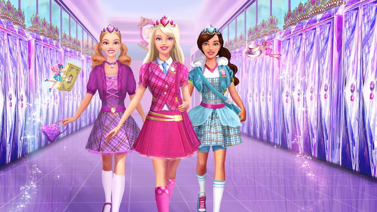 Barbie: Princess Charm School — backdrops 3