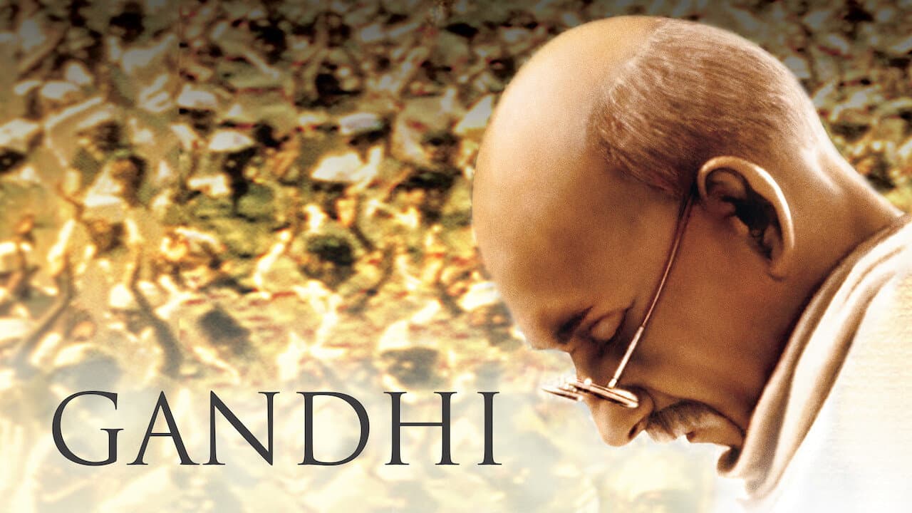 Gandhi — backdrops with title 2