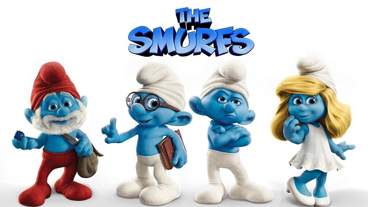 The Smurfs — backdrops with title 1