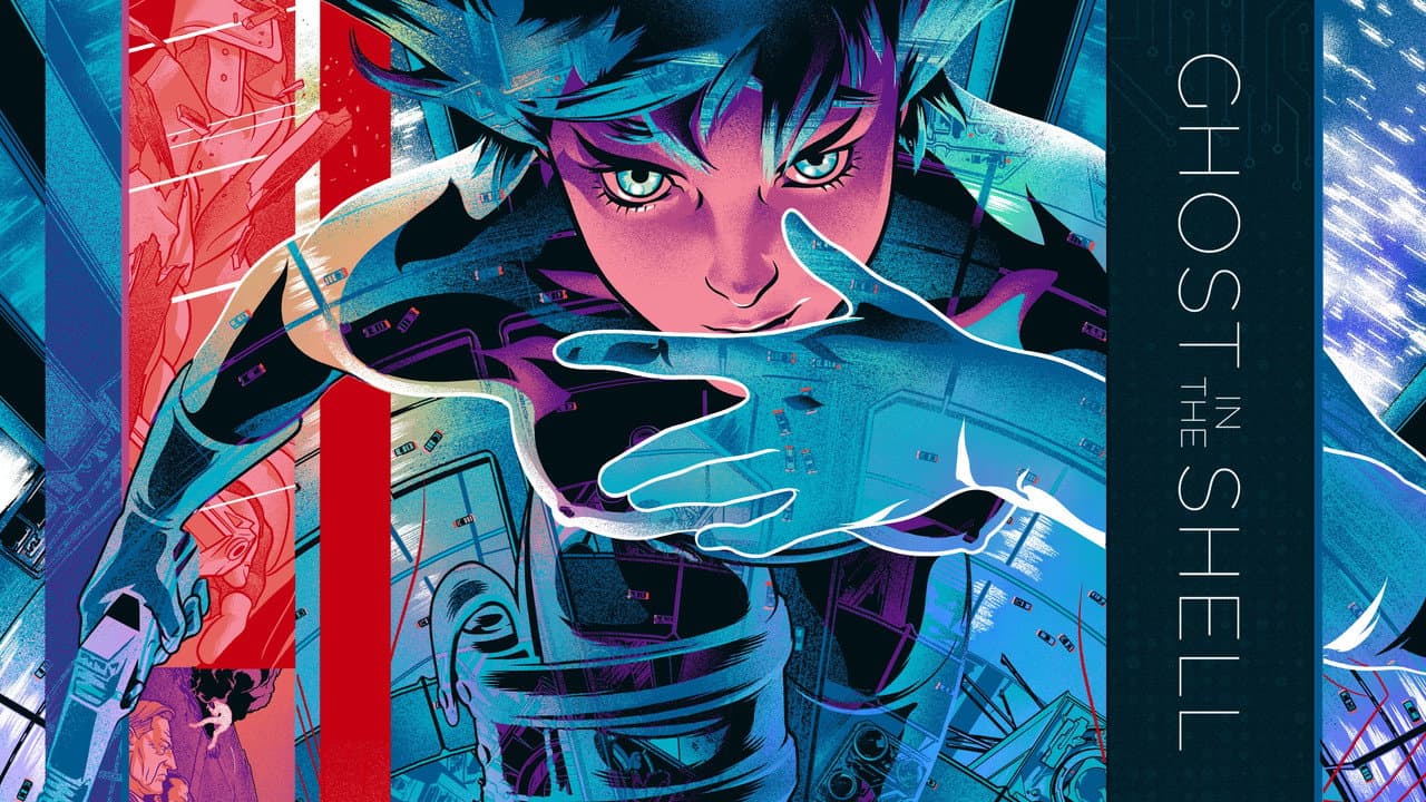 Ghost in the Shell — backdrops with title 3