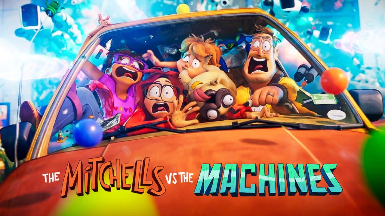 The Mitchells vs. the Machines — backdrops with title 7