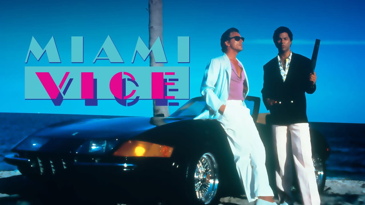 Miami Vice — backdrops with title 2