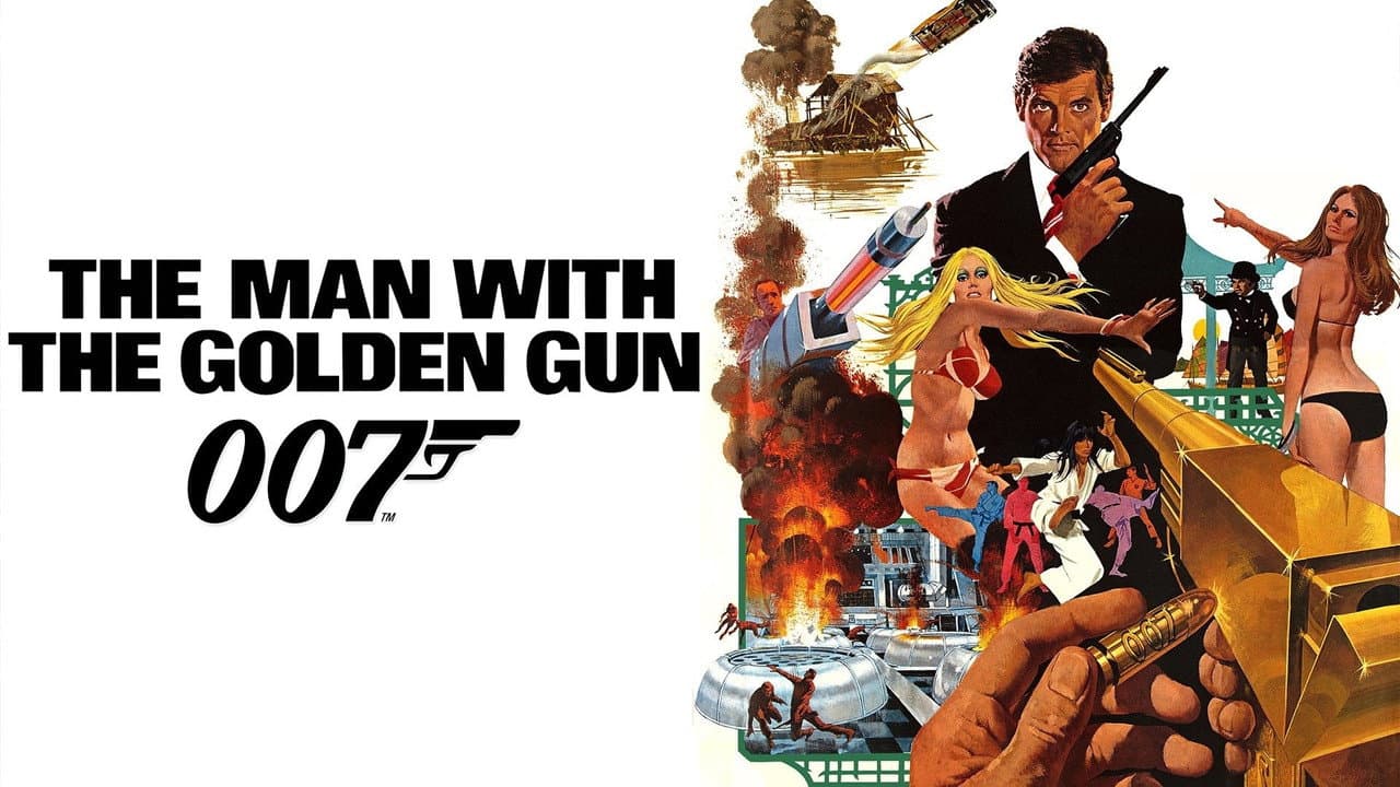 The Man with the Golden Gun — backdrops with title 8