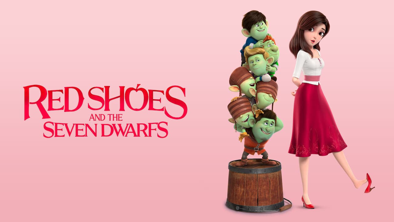 Red Shoes and the Seven Dwarfs — backdrops with title 5