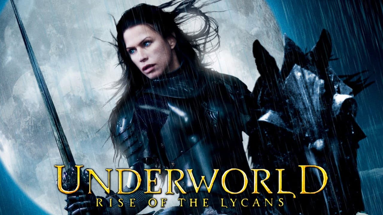 Underworld: Rise of the Lycans — backdrops with title 2