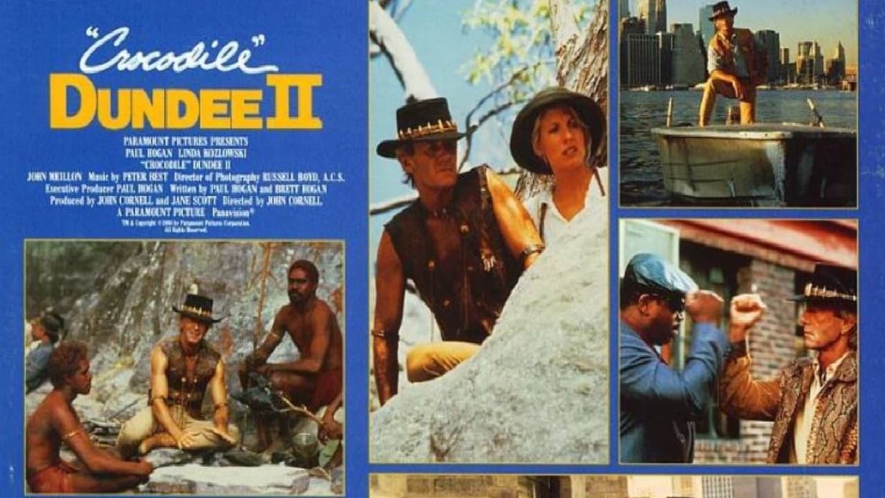 Crocodile Dundee II — backdrops with title 3