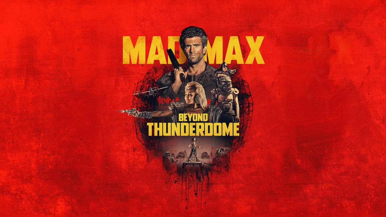Mad Max Beyond Thunderdome — backdrops with title 3