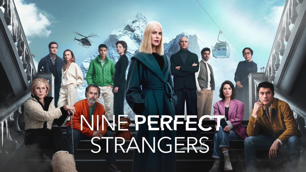 Nine Perfect Strangers — backdrops with title 7