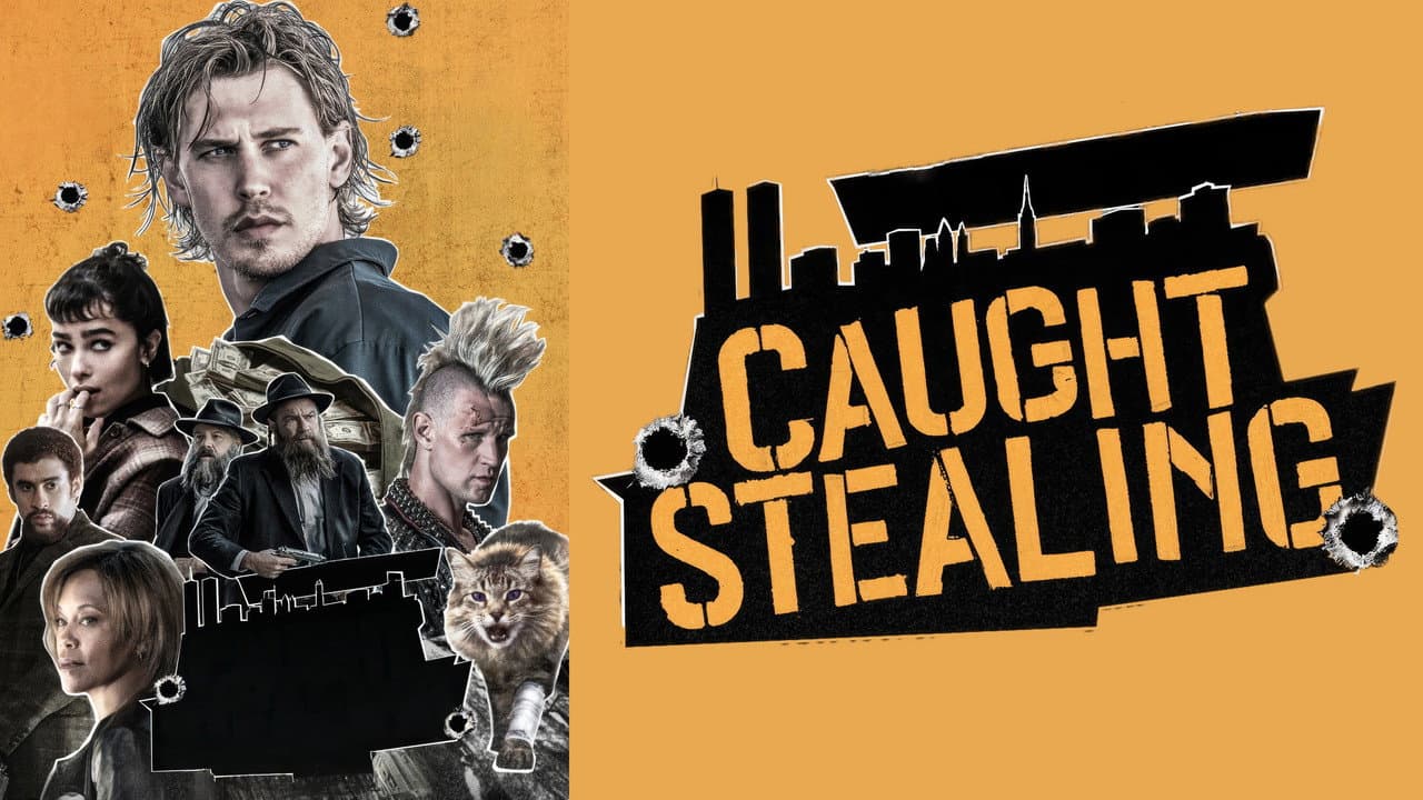 Caught Stealing — backdrops with title 8
