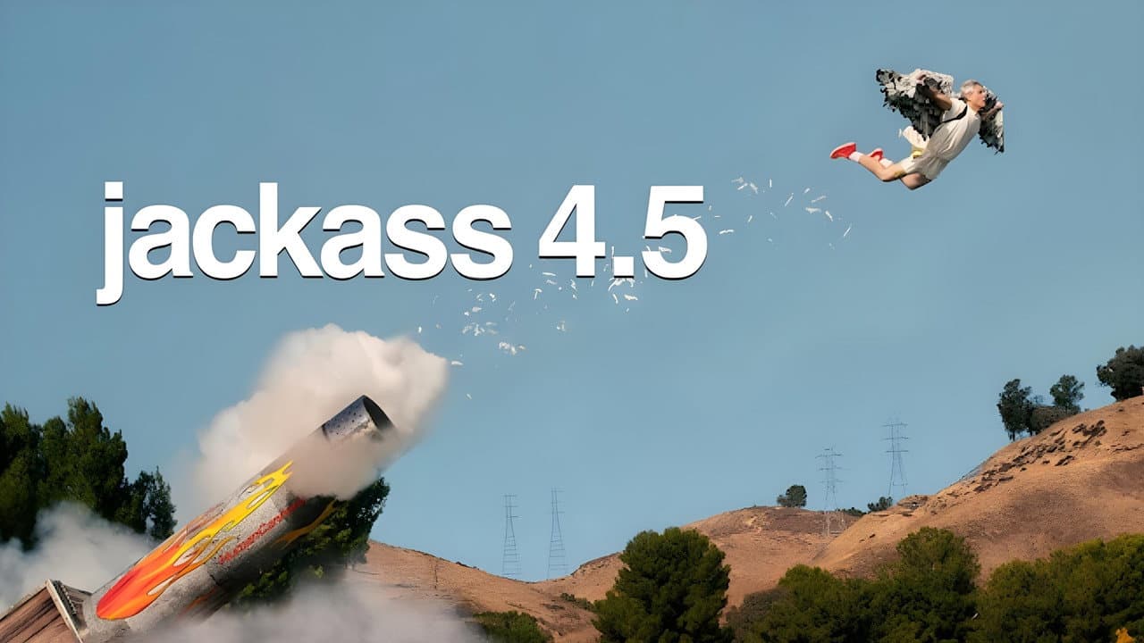 Jackass 4.5 — backdrops with title 3