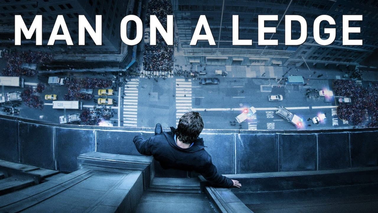 Man on a Ledge — backdrops with title 4