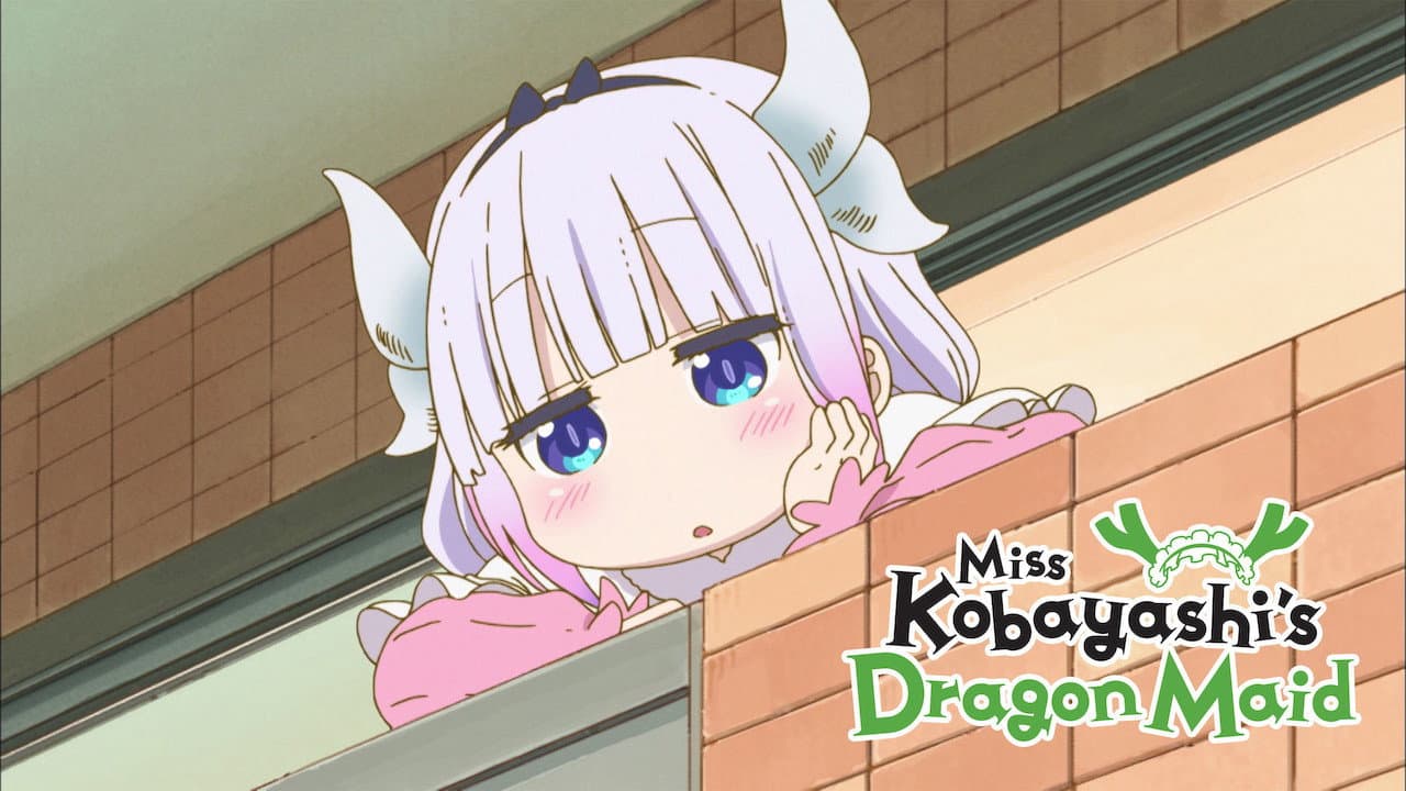 Miss Kobayashi's Dragon Maid — backdrops with title 3