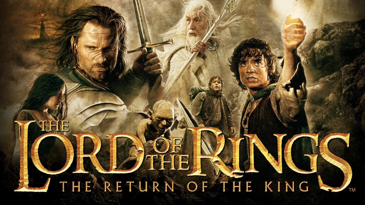 The Lord of the Rings: The Return of the King — backdrops with title 7