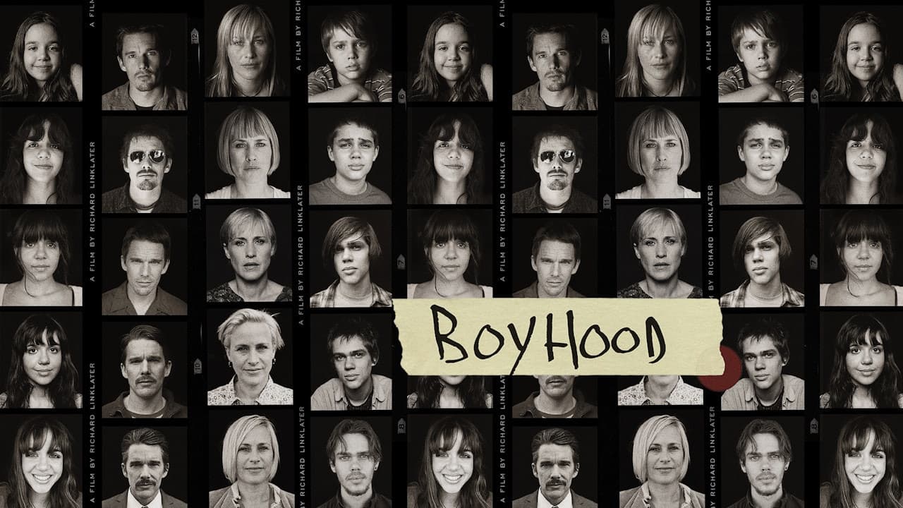Boyhood — backdrops with title 2