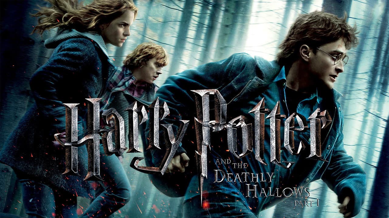Harry Potter and the Deathly Hallows: Part 1 — backdrops with title 3