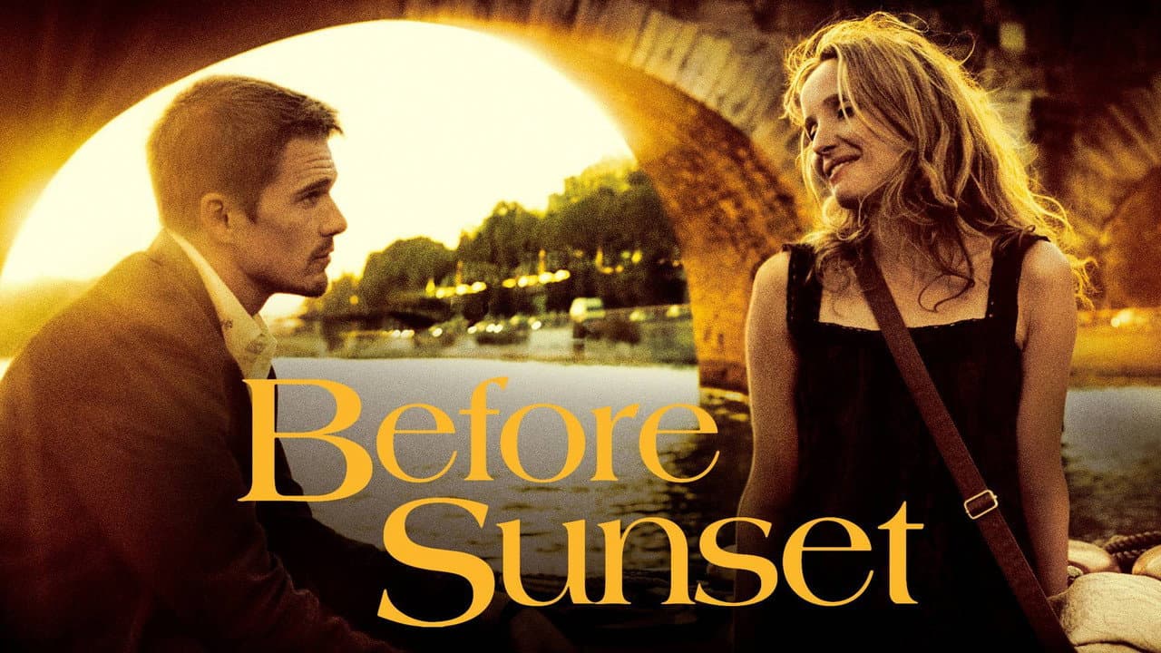 Before Sunset — backdrops with title 4