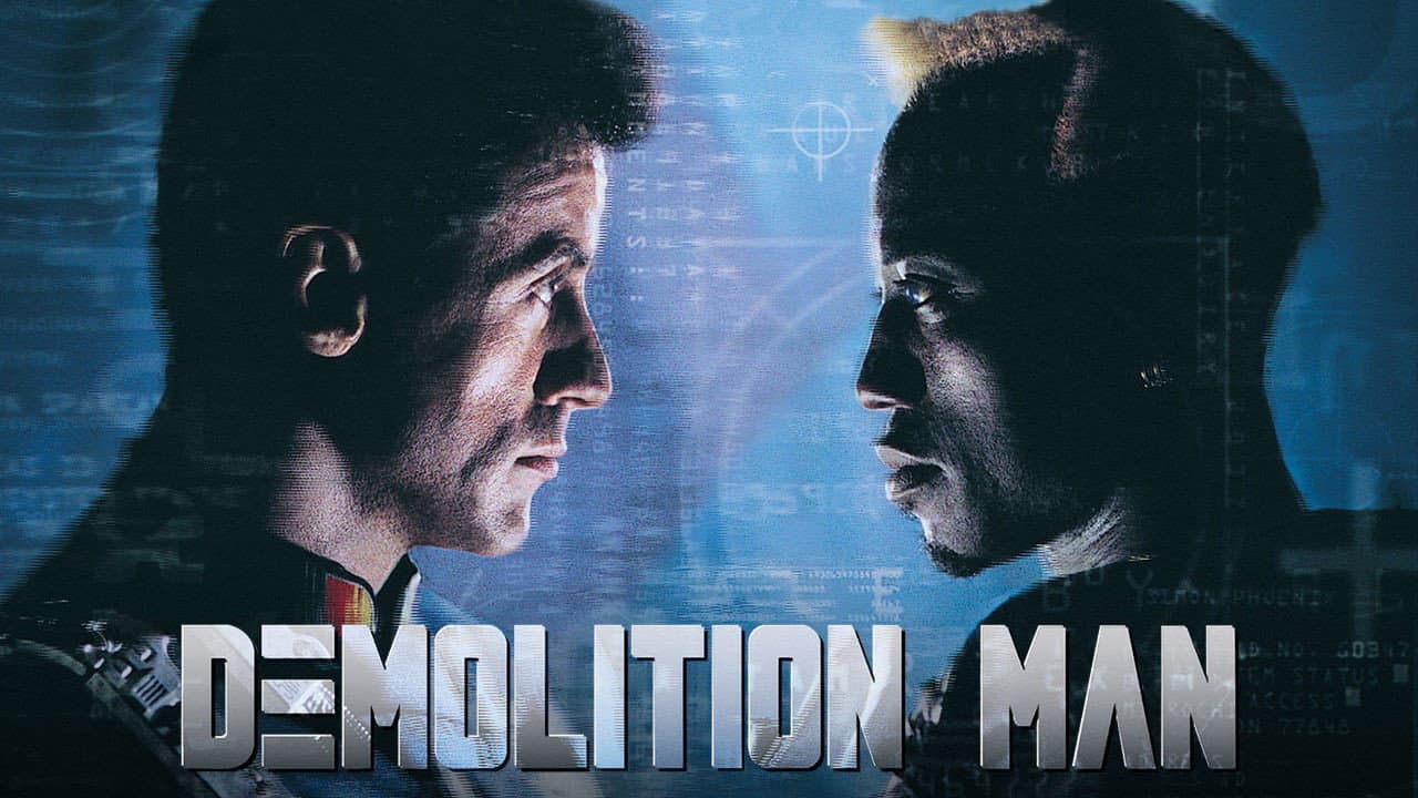 Demolition Man — backdrops with title 1