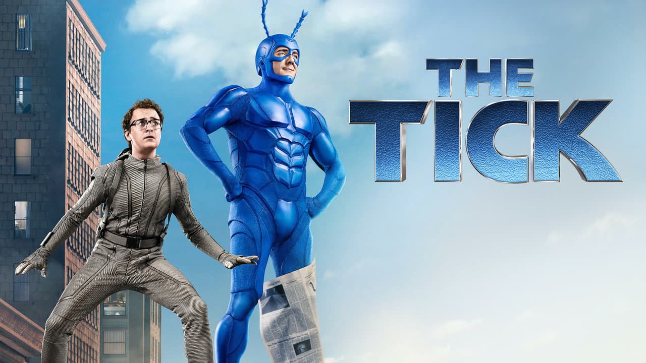 The Tick — backdrops with title 4