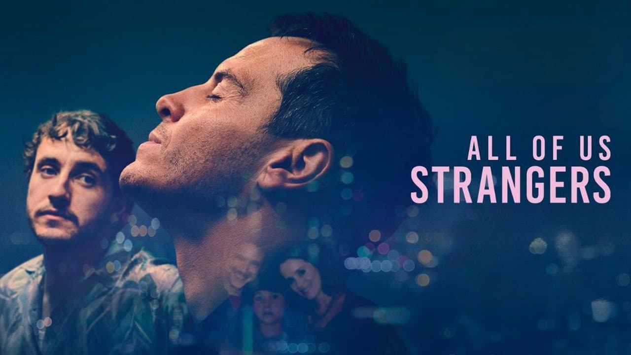 All of Us Strangers — backdrops with title 4