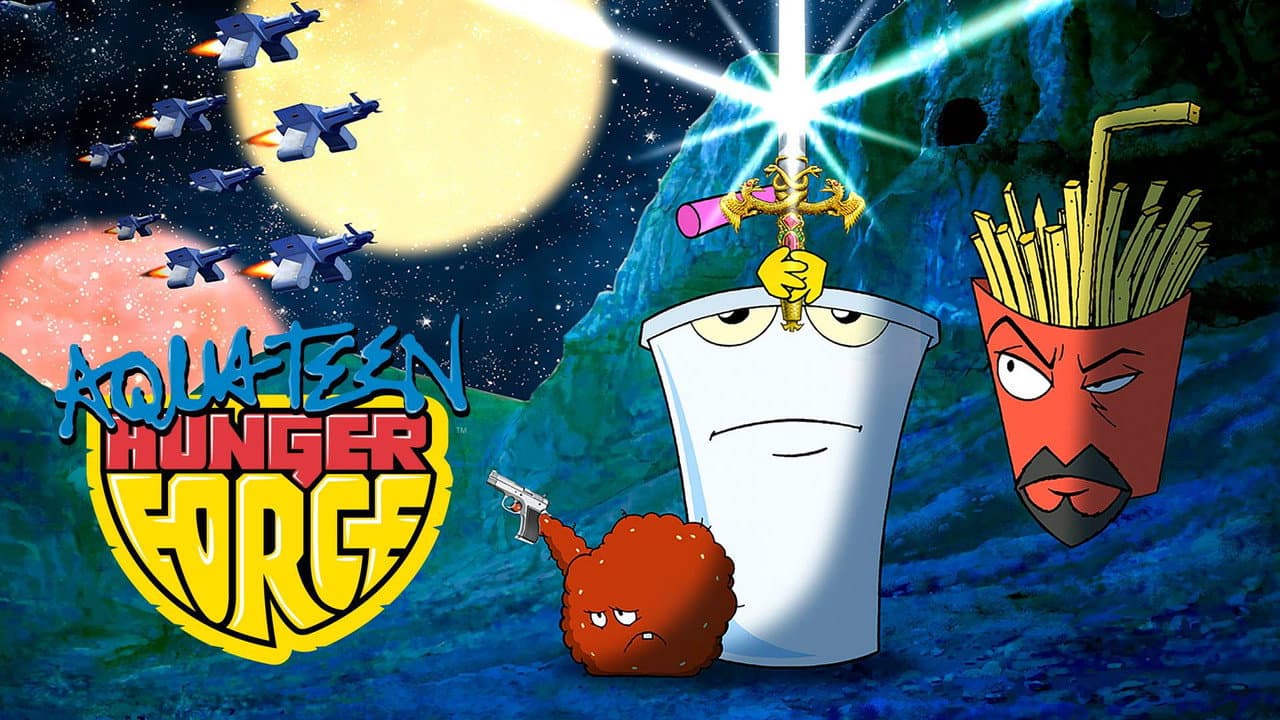 Aqua Teen Hunger Force — backdrops with title 1