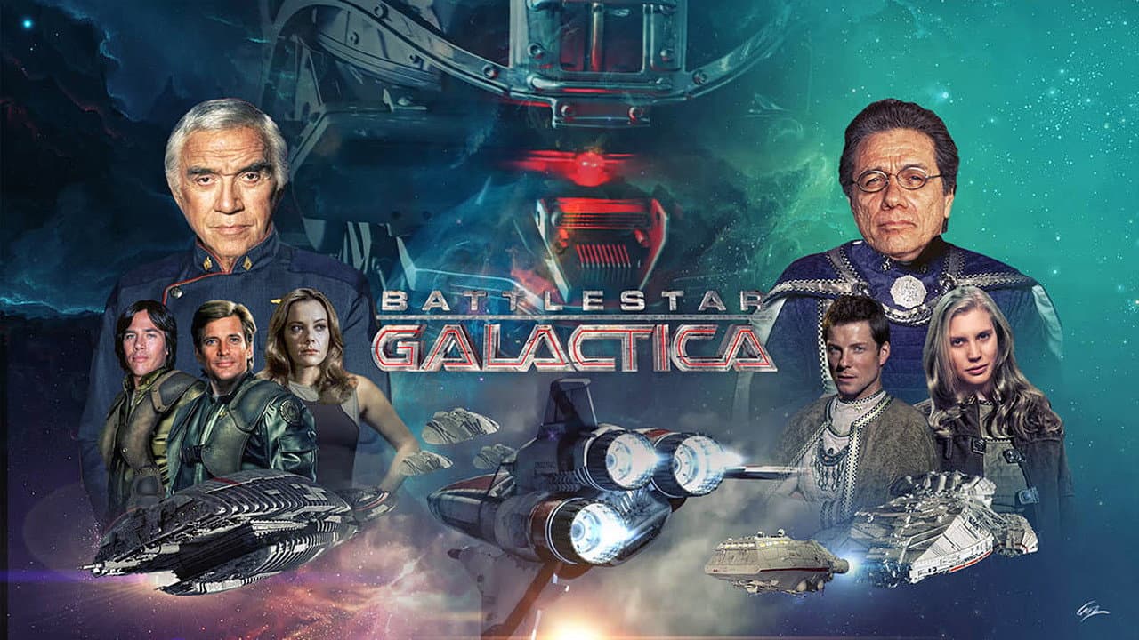 Battlestar Galactica — backdrops with title 2
