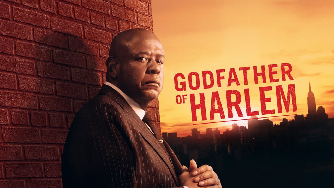 Godfather of Harlem — backdrops with title 8