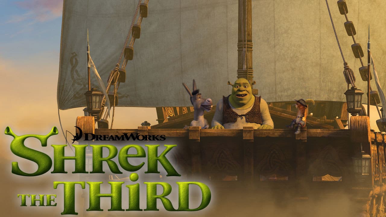 Shrek the Third — backdrops with title 5