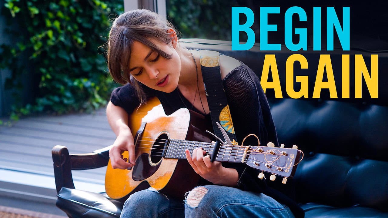 Begin Again — backdrops with title 3