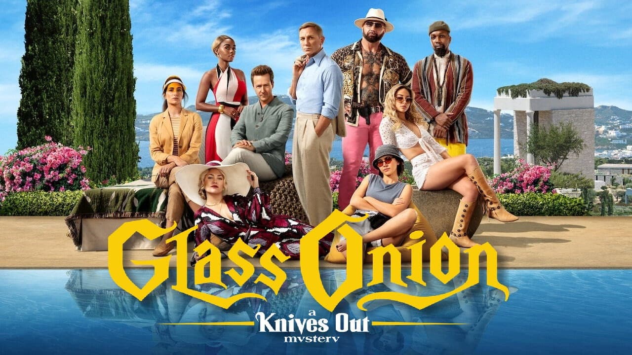 Glass Onion: A Knives Out Mystery — backdrops with title 3
