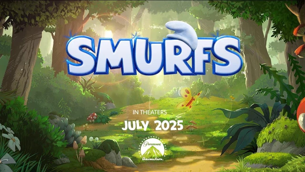 Smurfs — backdrops with title 4