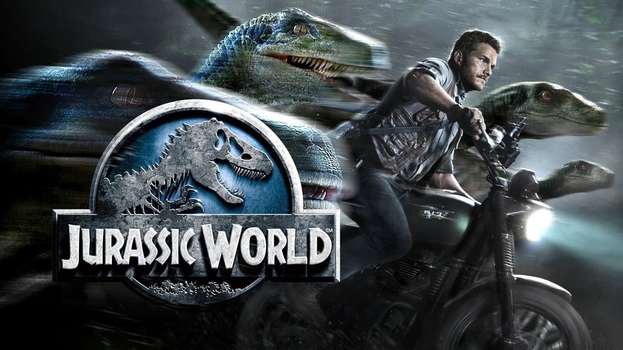 Jurassic World — backdrops with title 1