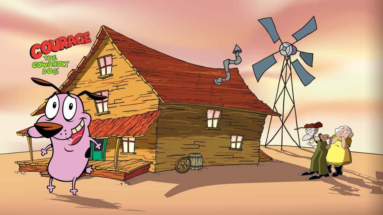 Courage the Cowardly Dog — backdrops with title 2