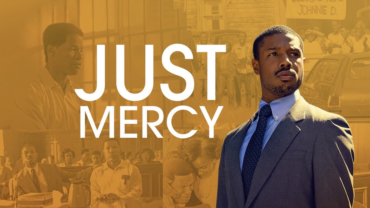 Just Mercy — backdrops with title 4
