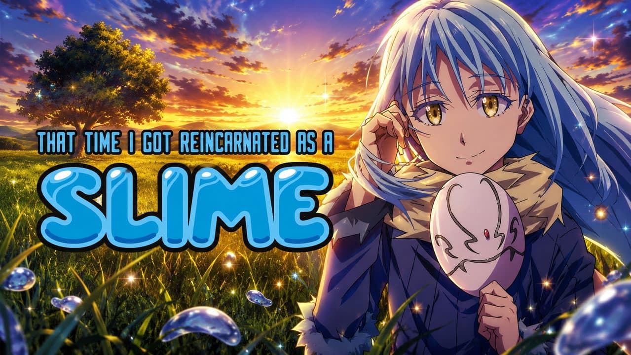 That Time I Got Reincarnated as a Slime — backdrops with title 6