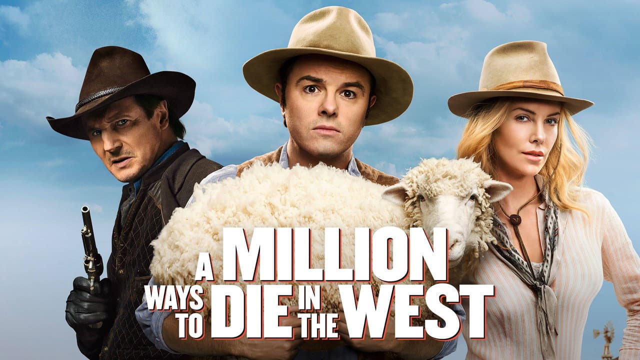 A Million Ways to Die in the West — backdrops with title 2