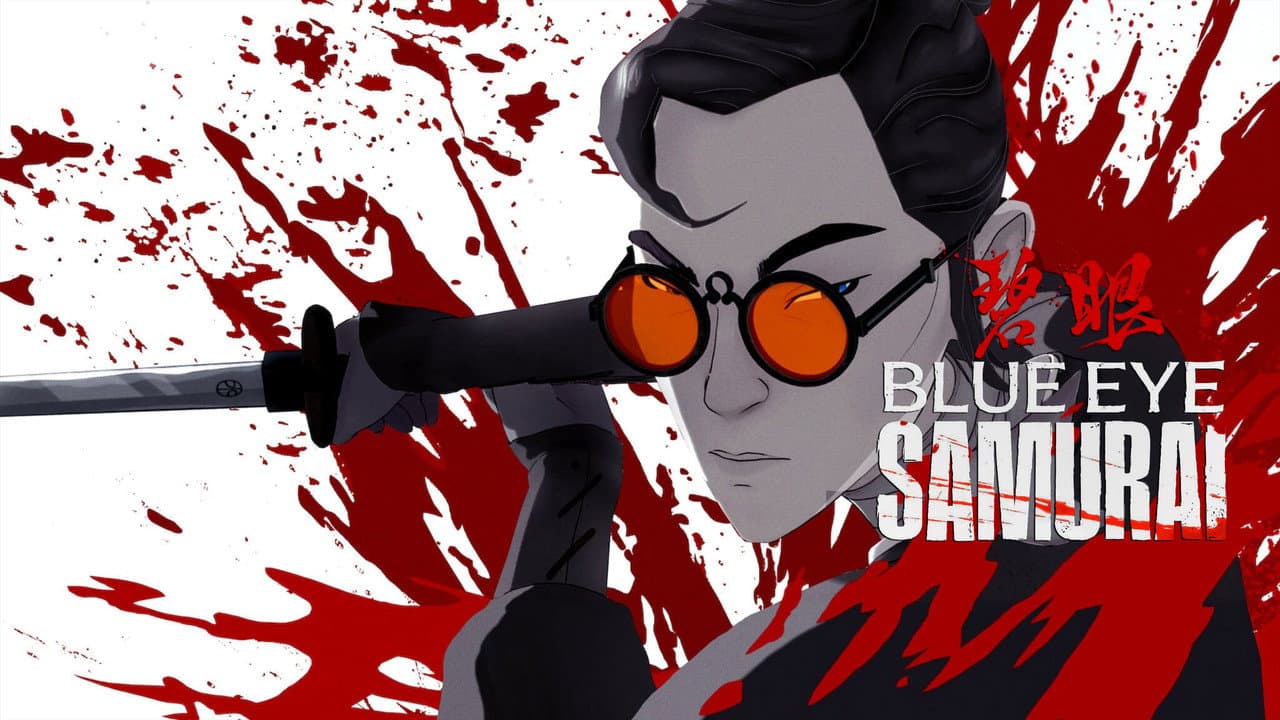 BLUE EYE SAMURAI — backdrops with title 2