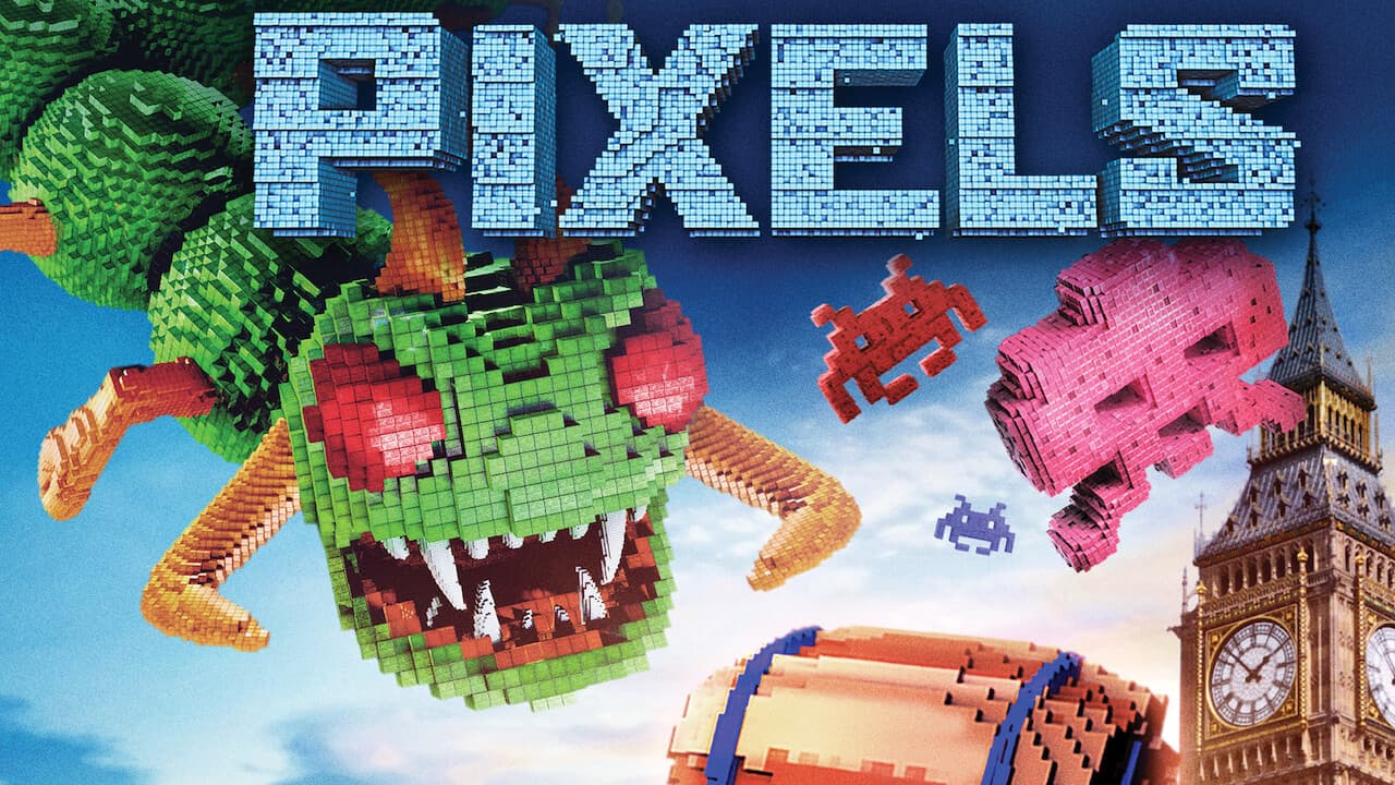 Pixels — backdrops with title 5