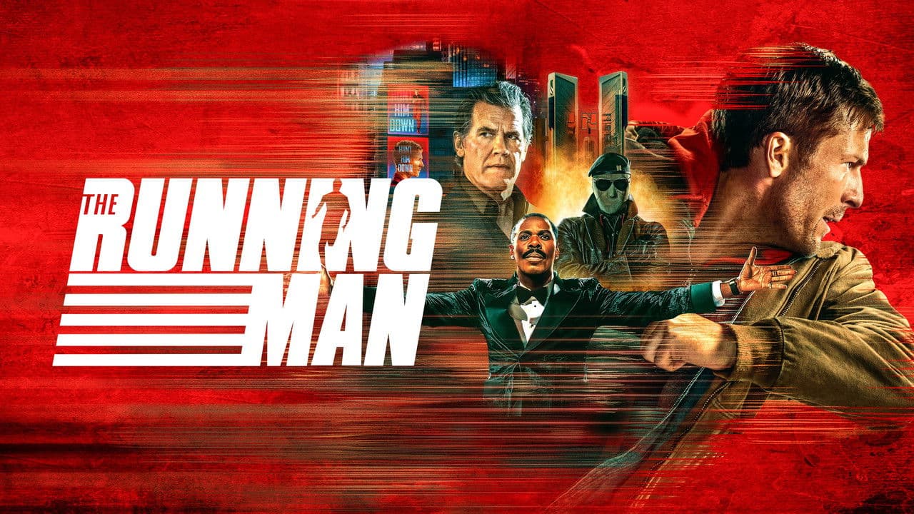 The Running Man — backdrops with title 1