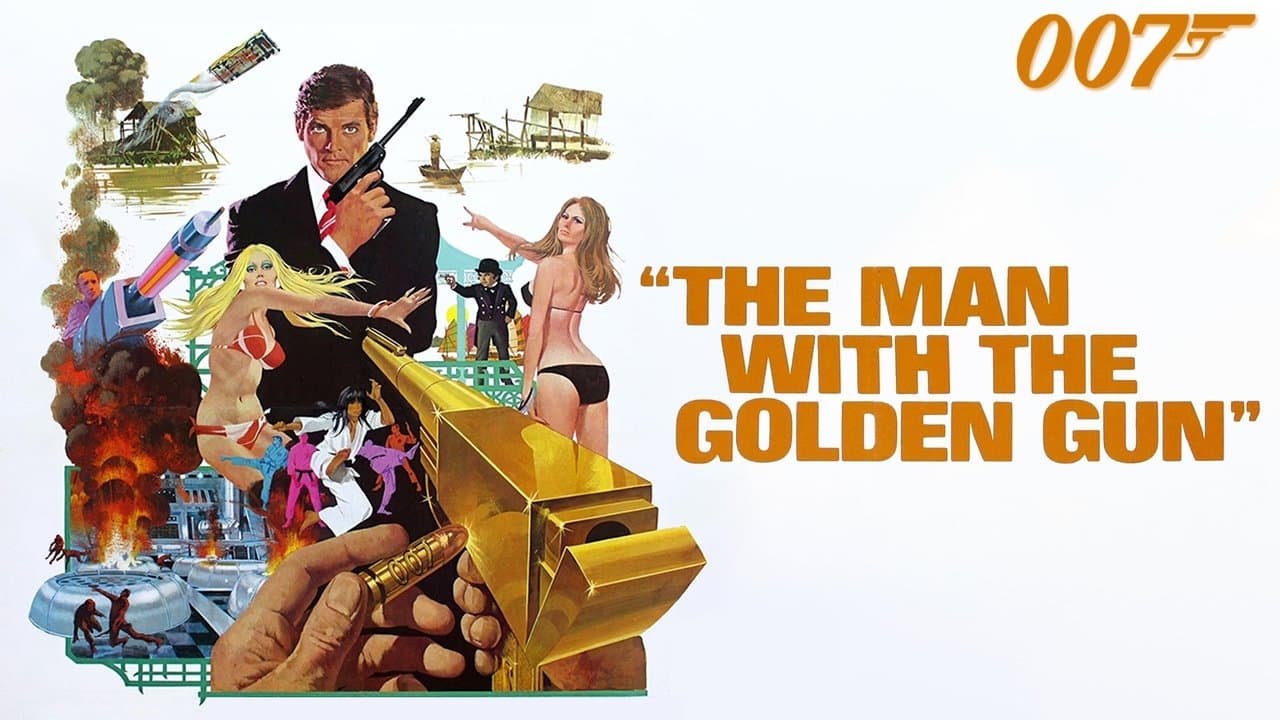 The Man with the Golden Gun — backdrops with title 1
