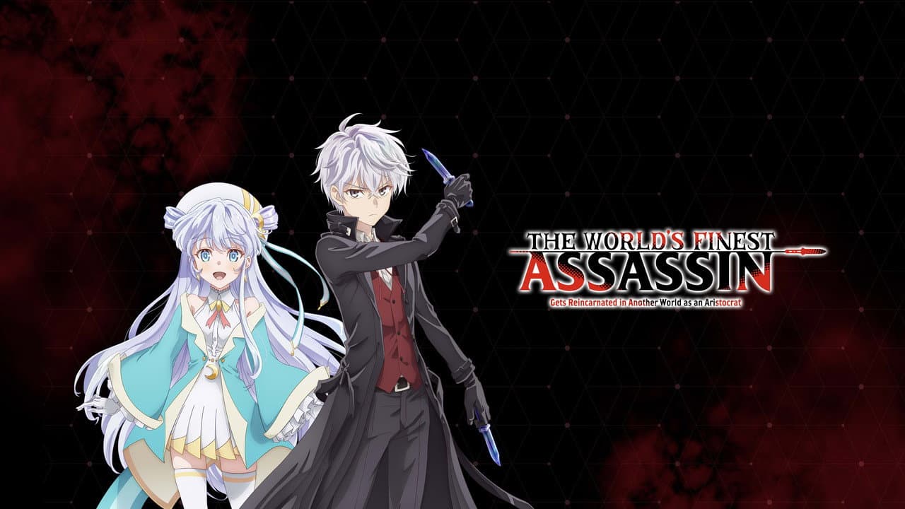 The World's Finest Assassin Gets Reincarnated in Another World as an Aristocrat — backdrops with title 1