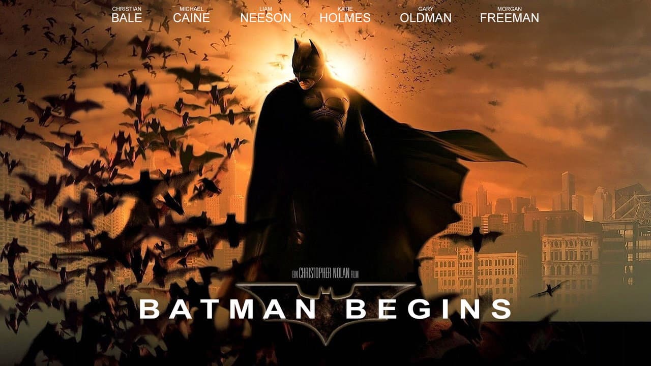 Batman Begins — backdrops with title 7