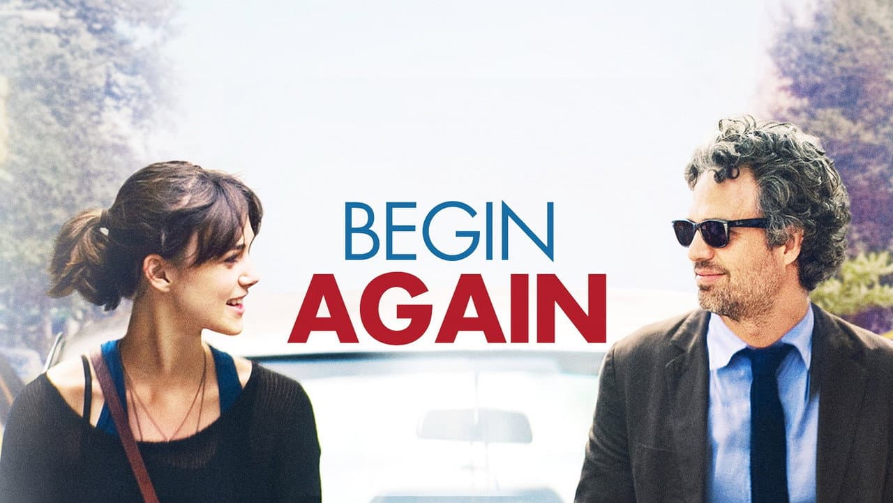 Begin Again — backdrops with title 1