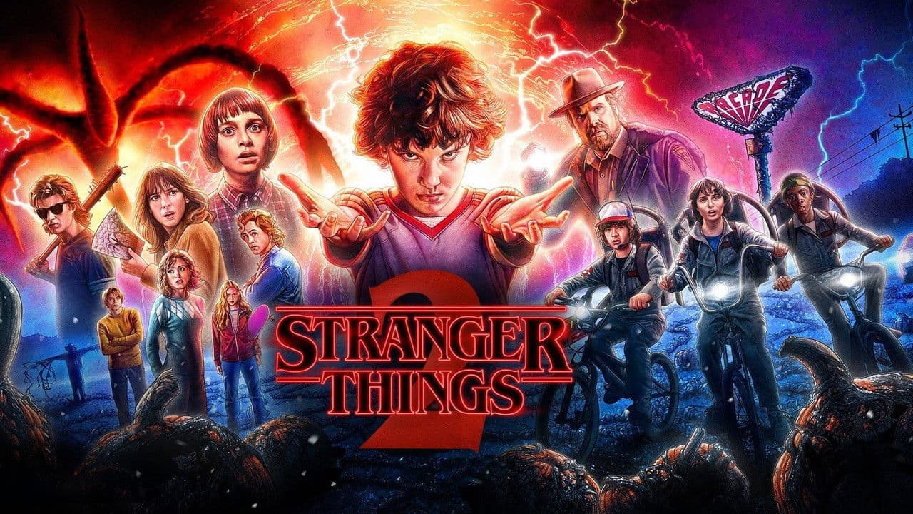 Stranger Things — backdrops with title 2