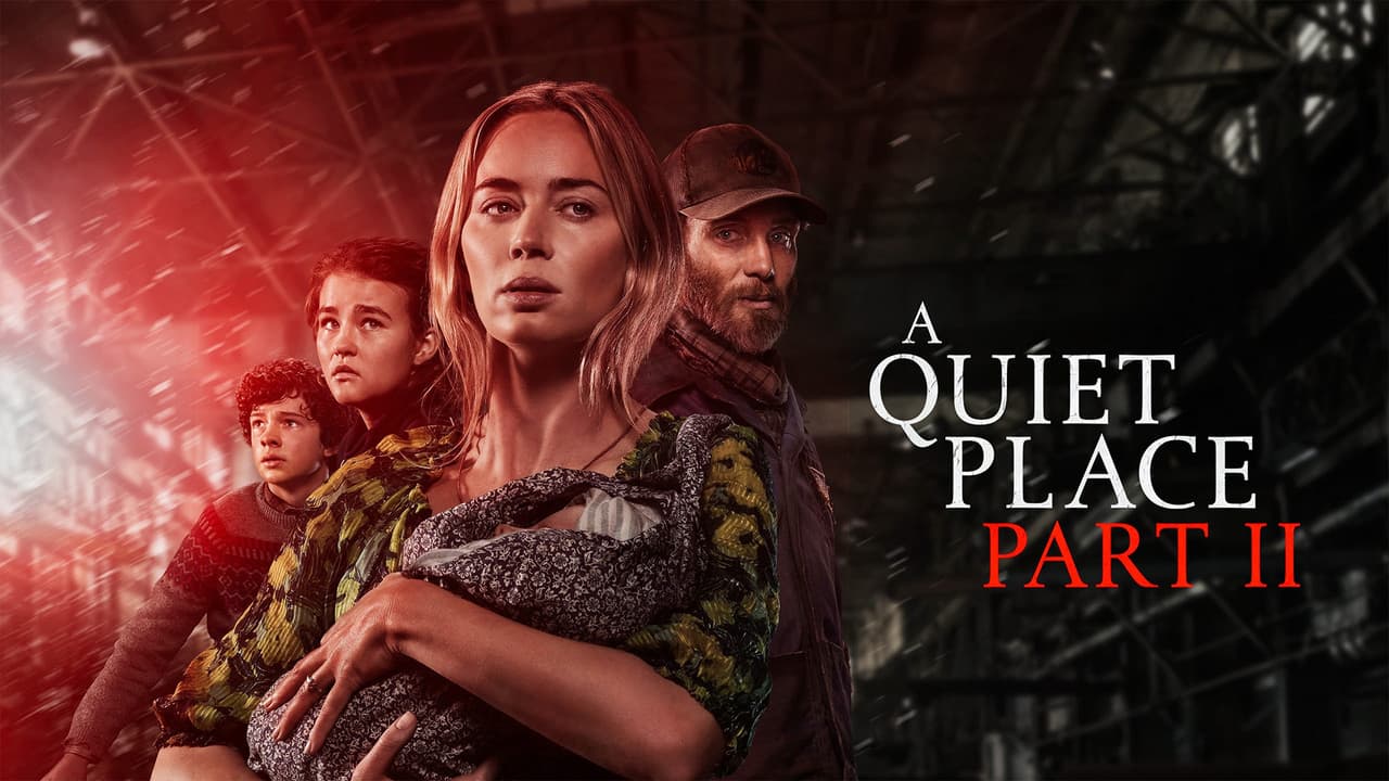 A Quiet Place Part II — backdrops with title 7