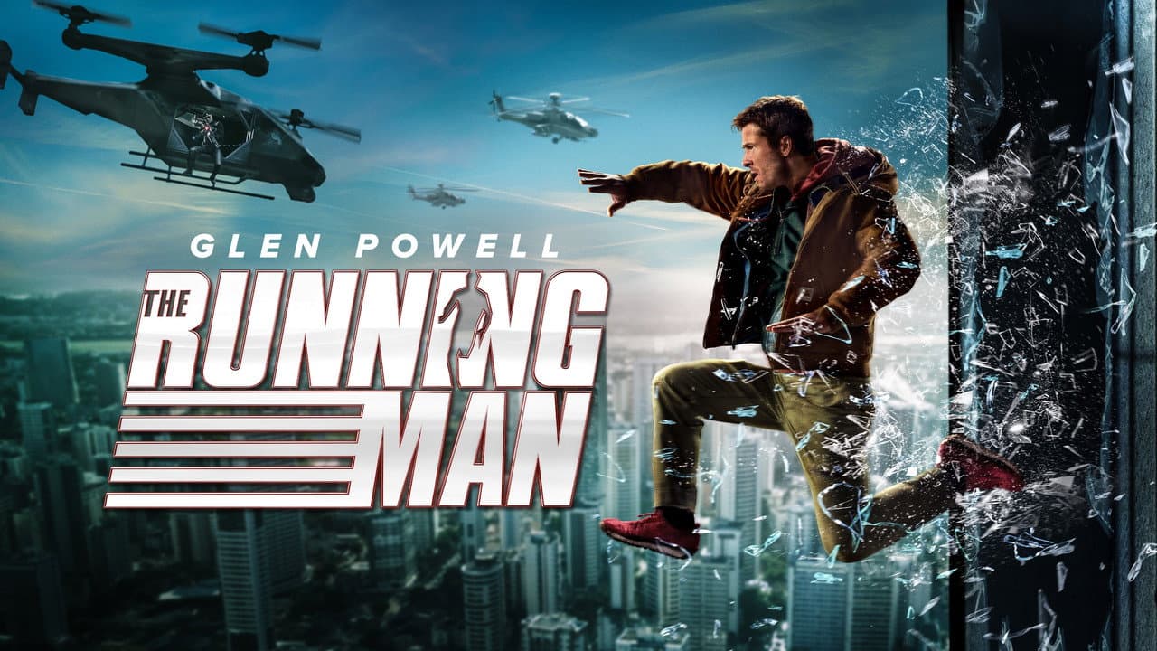 The Running Man — backdrops with title 5